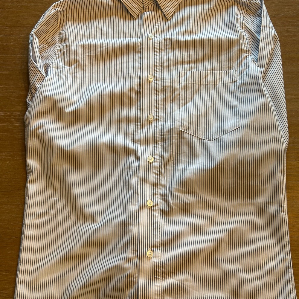 Wrangler Men's Cody Johnson Classic Fit Long Sleeve Button Shirt - Blue Stripe